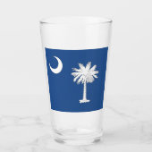 South Carolina-Flagge Glas (Vorderseite)