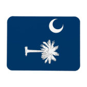 South Carolina-Flagge Magnet (Horizontal)