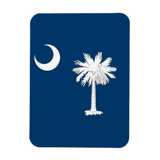 South Carolina-Flagge Magnet (Vertikal)
