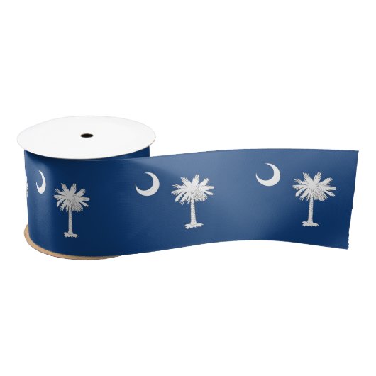 South Carolina-Flagge Satinband (Spule)