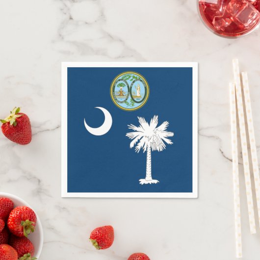 South Carolina-Flagge Serviette (Beispiel)