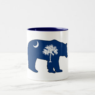 South Carolina Flaggenträger Zweifarbige Tasse
