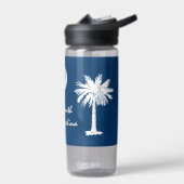 South Carolina Flasche, patriotische Carolina-Flag Trinkflasche (Links)