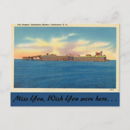 South Carolina, Fort Sumter, Charleston Postkarte