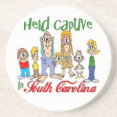 South Carolina Funny Trailer Park Untersetzer (Vorne)