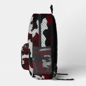 South Carolina Garnet & Black Rooster Camo Bedruckter Rucksack (Rechts)