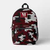South Carolina Garnet & Black Rooster Camo Bedruckter Rucksack (Vorderseite)