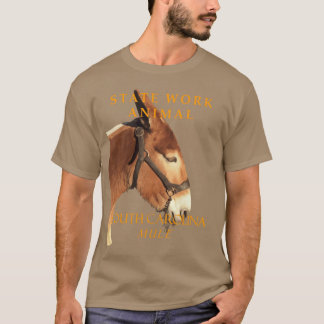 South Carolina-Gebiet ArbeitstierDas Maultier Kuns T-Shirt