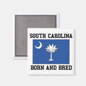 South Carolina Geboren Magnet (Vorderseite/Rückseite)