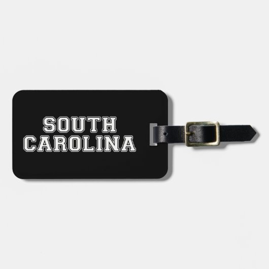 South Carolina Gepäckanhänger (Vorderseite horizontal)