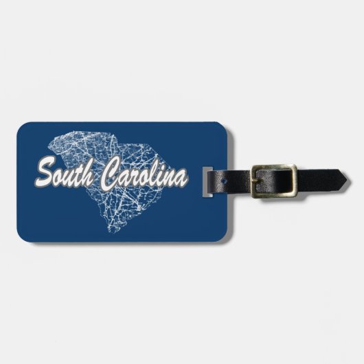 South Carolina Gepäckanhänger (Vorderseite horizontal)
