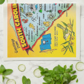 South Carolina Geschirrtuch (Gefaltet)