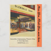 South Carolina, Glendale Shop, Greenville Postkarte (Vorderseite)
