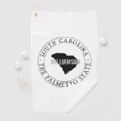 South Carolina Golf Handtuchname Golfhandtuch (Insitu)