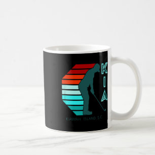 South Carolina Golfing Pro Retro Beach Kiawah Isla Kaffeetasse