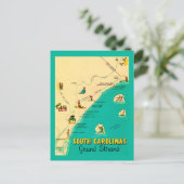 South Carolina Grand Strand Postcard Postkarte (Stehend Vorderseite)