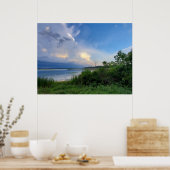 South Carolina Grosses Gewitter Wassermarsch Poster (Küche)