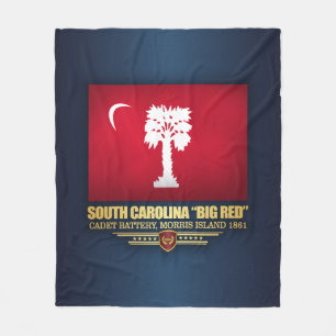 South Carolina "großes Rot " Fleecedecke