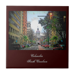 South Carolina Hauptstadt Fliese