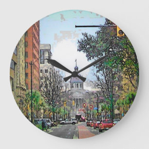 South Carolina Hauptstadt Große Wanduhr