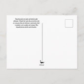 South Carolina Horseshoe crab Postkarte (Rückseite)