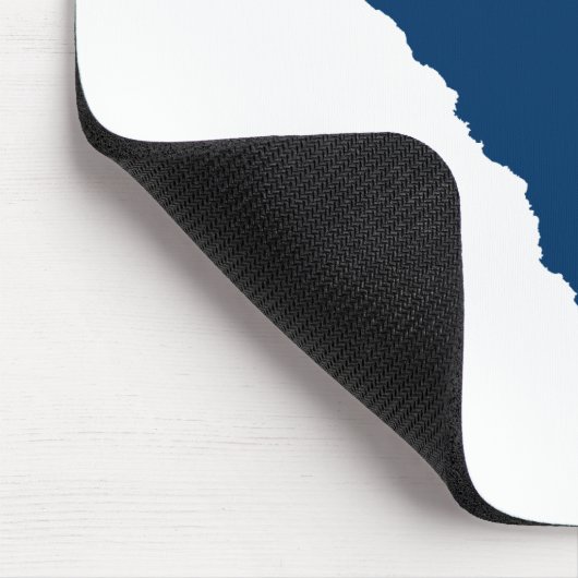 South Carolina in Blue und White Mousepad (Ecke)