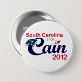 South Carolina ist für Kain! - Kain 2012 Button (Vorne & Hinten)