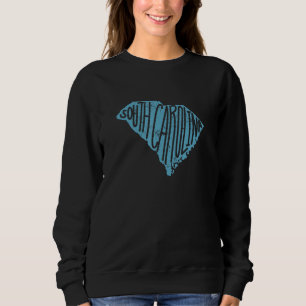 South Carolina Karte USA Amerika Sweatshirt