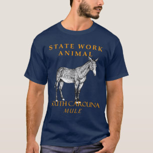 South Carolina Landschaftstier Mule 2 T-Shirt