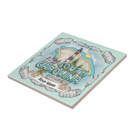 South Carolina Leuchtturmziegel Fliese (Seite)