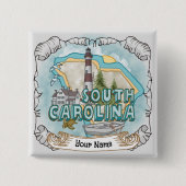 South Carolina Lighthouse Button (Vorderseite)