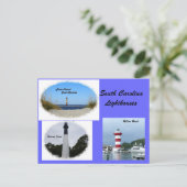 South Carolina Lighthouse Postkarte (Stehend Vorderseite)