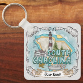 South Carolina Lighthouse Schlüsselanhänger (Vorderseite)