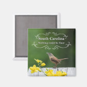 South Carolina Magnet (Vorderseite/Rückseite)