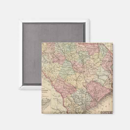 South Carolina Magnet (Vorderseite/Rückseite)
