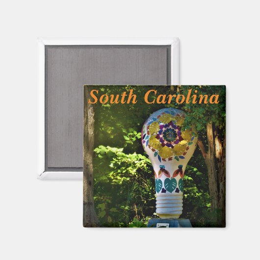 South-Carolina-Magnet Magnet (Vorderseite/Rückseite)