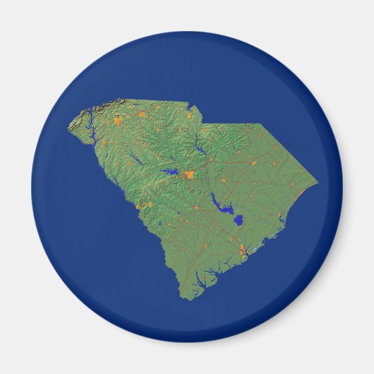 South Carolina Map Magnet (Vorne)