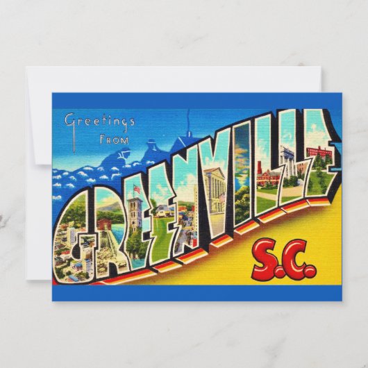 South Carolina Map Moving Ankündigung (Vorderseite)