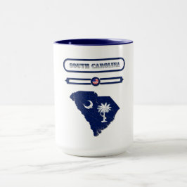 SOUTH CAROLINA MAP, SOUTH CAROLINA. SAMER BRASIL TASSE
