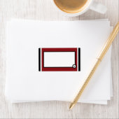 South Carolina Mit Monogramm Design Adressaufkleber (Insitu)