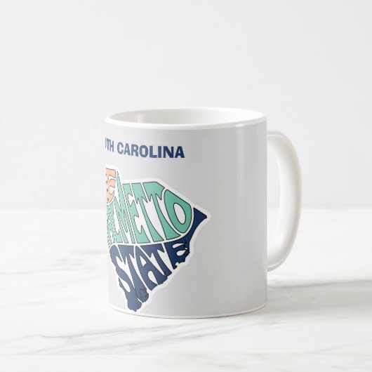 South Carolina Nickname Kunst und Kultur Kaffeetasse (VorderseiteRechts)