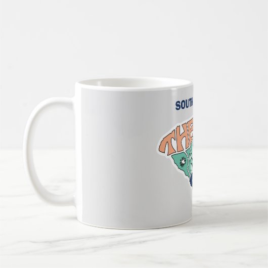 South Carolina Nickname Kunst und Kultur Kaffeetasse (Links)