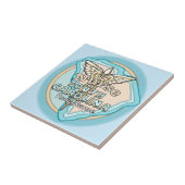 South Carolina Nurse Caduceus Tile Fliese (Seite)