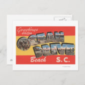 South Carolina - Ocean Drive Beach Postkarte (Vorne/Hinten)