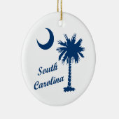 South Carolina Palmetto Keramik Ornament (Rechts)