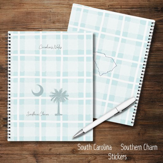 South Carolina Palmetto Staat Spiral Notebook Notizblock