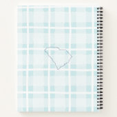 South Carolina Palmetto Staat Spiral Notebook Notizblock (Rückseite)
