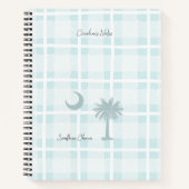 South Carolina Palmetto Staat Spiral Notebook Notizblock (Vorderseite)