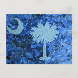 South Carolina Palmetto Tree Postkarte