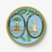 South Carolina Pappteller (Vorderseite)
